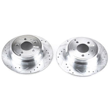 Cargar imagen en el visor de la galería, Power Stop 94-97 Volvo 850 Rear Evolution Drilled &amp; Slotted Rotors - Pair