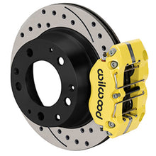Cargar imagen en el visor de la galería, Wilwood 69-83 Porsche 911 Narrow Dynapro-P Radial Rear Brake Kit - Yellow Powder Coat Caliper