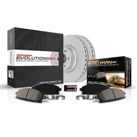 Power Stop 10-17 Lexus LS460 Rear Z17 Evolution Geomet Coated Brake Kit