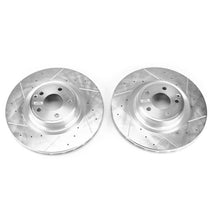 Cargar imagen en el visor de la galería, Power Stop 17-18 Mercedes-Benz SLC300 Front Evolution Drilled &amp; Slotted Rotors - Pair