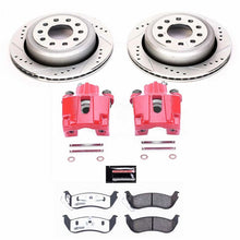 Cargar imagen en el visor de la galería, Power Stop 03-11 Lincoln Town Car Rear Z26 Street Warrior Brake Kit w/Calipers