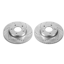 Cargar imagen en el visor de la galería, Power Stop 10-11 Kia Soul Front Evolution Drilled &amp; Slotted Rotors - Pair
