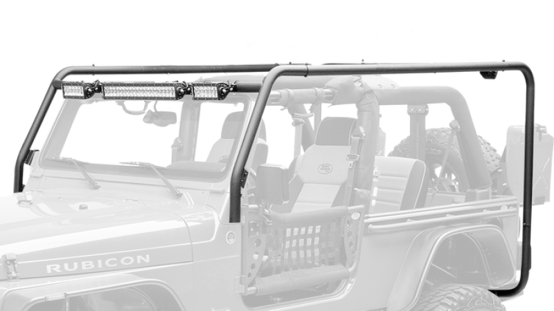 Body Armor 4x4 07-18 Jeep Wrangler JK 4dr Roof Rack Frame Crossbars/Rails