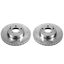 Cargar imagen en el visor de la galería, Power Stop 12-16 Mercedes-Benz C250 Front Evolution Drilled &amp; Slotted Rotors - Pair