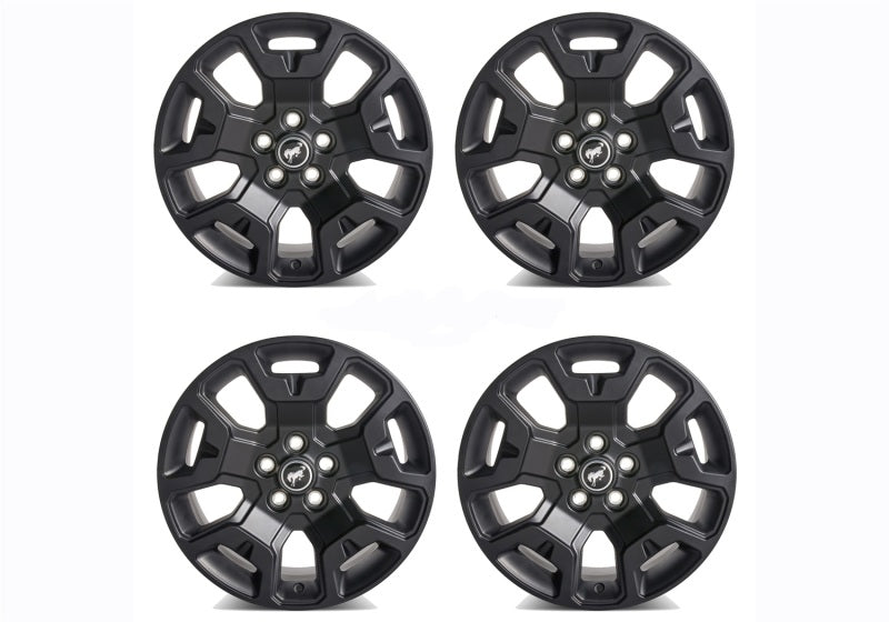 Ford Racing 2021+ Bronco Sport 17in Low Gloss Black Wheel Kit