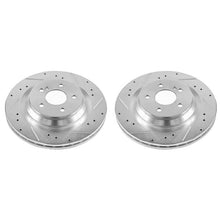 Cargar imagen en el visor de la galería, Power Stop 09-14 Mercedes-Benz CL550 Rear Evolution Drilled &amp; Slotted Rotors - Pair