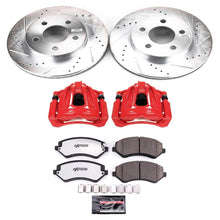 Cargar imagen en el visor de la galería, Power Stop 02-07 Jeep Liberty Front Z36 Truck &amp; Tow Brake Kit w/Calipers