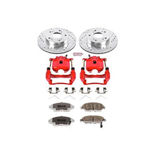 Cargar imagen en el visor de la galería, Power Stop 06-11 Honda Civic Front Z26 Street Warrior Brake Kit w/Calipers