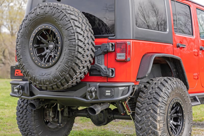 Rough Country Tubular Rear Bumper| 10649 | 2007 - 2018 Jeep Wrangler JK
