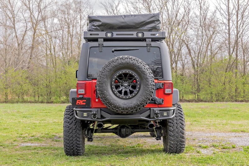 Rough Country Tubular Rear Bumper| 10649 | 2007 - 2018 Jeep Wrangler JK