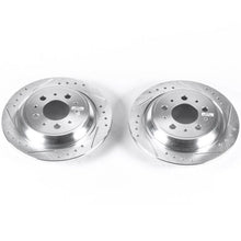 Cargar imagen en el visor de la galería, Power Stop 99-00 Volvo S70 Rear Evolution Drilled &amp; Slotted Rotors - Pair