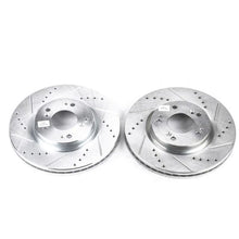 Cargar imagen en el visor de la galería, Power Stop 06-12 Mitsubishi Eclipse Front Evolution Drilled &amp; Slotted Rotors - Pair