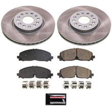 Cargar imagen en el visor de la galería, Power Stop 21-22 GMC Acadia Front Semi-Coated Rotor Kit