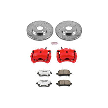 Cargar imagen en el visor de la galería, Power Stop 04-08 Chevrolet Malibu Front Z26 Street Warrior Brake Kit w/Calipers