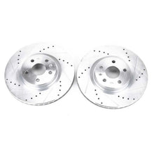 Cargar imagen en el visor de la galería, Power Stop 08-14 Cadillac CTS Front Evolution Drilled &amp; Slotted Rotors - Pair