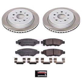 Power Stop 10-15 Chevrolet Camaro Rear Semi-Coated Rotor Kit