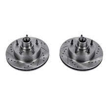 Cargar imagen en el visor de la galería, Power Stop 2003 Ford E-150 Front Evolution Drilled &amp; Slotted Rotors - Pair