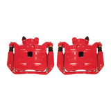 Power Stop 12-18 Nissan Versa Front Red Calipers w/Brackets - Pair