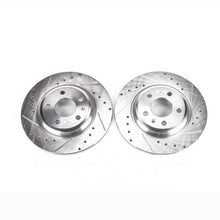 Cargar imagen en el visor de la galería, Power Stop 09-19 Audi A4 Rear Evolution Drilled &amp; Slotted Rotors - Pair