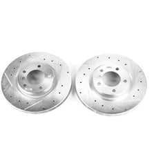 Cargar imagen en el visor de la galería, Power Stop 95-99 BMW M3 Front Evolution Drilled &amp; Slotted Rotors - Pair