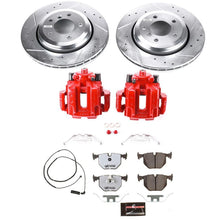 Cargar imagen en el visor de la galería, Power Stop 2006 BMW 330Ci Rear Z26 Street Warrior Brake Kit w/Calipers