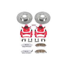 Cargar imagen en el visor de la galería, Power Stop 00-01 Infiniti I30 Front Z26 Street Warrior Brake Kit w/Calipers