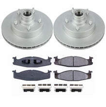 Cargar imagen en el visor de la galería, Power Stop 2003 Ford E-150 Front Z17 Evolution Geomet Coated Brake Kit