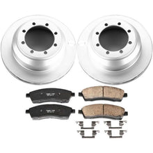 Cargar imagen en el visor de la galería, Power Stop 99-04 Ford F-350 Super Duty Rear Z17 Evolution Geomet Coated Brake Kit