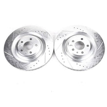 Cargar imagen en el visor de la galería, Power Stop 16-18 Audi A7 Quattro Rear Evolution Drilled &amp; Slotted Rotors - Pair