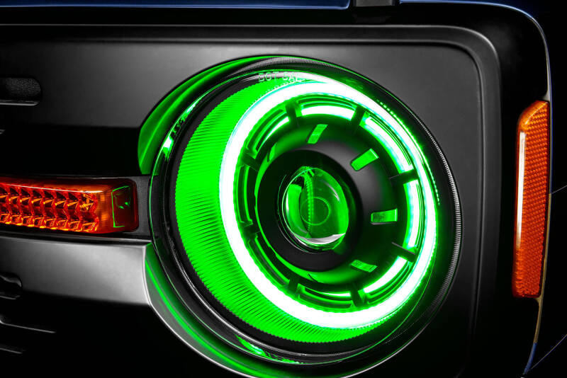 Oracle 2021+ Ford Bronco Oculus Bi-LED Projector Headlights - ColorSHIFT LED SEE WARRANTY