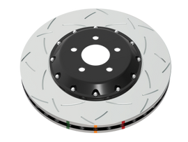 DBA 2022+ Subaru WRX (con pinza STI Brembo de 4 pistones) Serie 5000 Rotor de freno delantero ranurado de 2 piezas