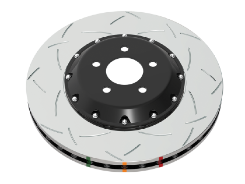 DBA 22-23 Hyundai Elantra N/Kona N Rotor ranurado delantero serie 5000 con sombrero negro