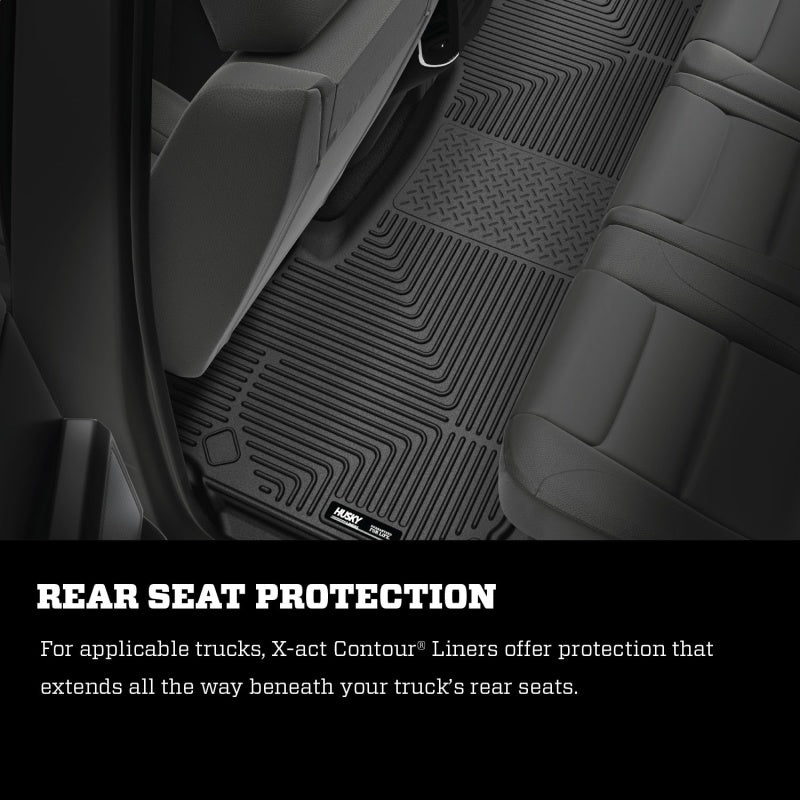 Husky Liners 2023 Honda Pilot X-Act Contour Revestimientos de piso negros (segundo asiento)