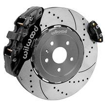 Cargar imagen en el visor de la galería, Wilwood 20-23 Chevy Corvette C8 Aero4 Black Rear Big Brake Kit - Drilled &amp; Slotted