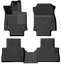 Cargar imagen en el visor de la galería, Husky Liners 22-23 Lexus NX250/NX350 Weatherbeater negro revestimiento de piso para asiento delantero y segundo