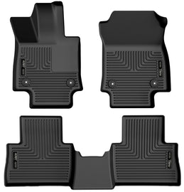 Husky Liners 22-23 Lexus NX250/NX350 Weatherbeater negro revestimiento de piso para asiento delantero y segundo
