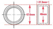 Cargar imagen en el visor de la galería, SPC Performance Weld-In Ring Kit 40 mm ID
