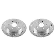 Cargar imagen en el visor de la galería, Power Stop 07-13 Suzuki SX4 Rear Evolution Drilled &amp; Slotted Rotors - Pair