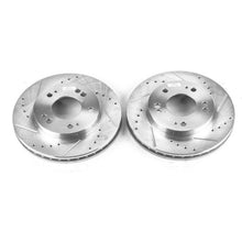Cargar imagen en el visor de la galería, Power Stop 95-05 Chrysler Sebring Front Evolution Drilled &amp; Slotted Rotors - Pair