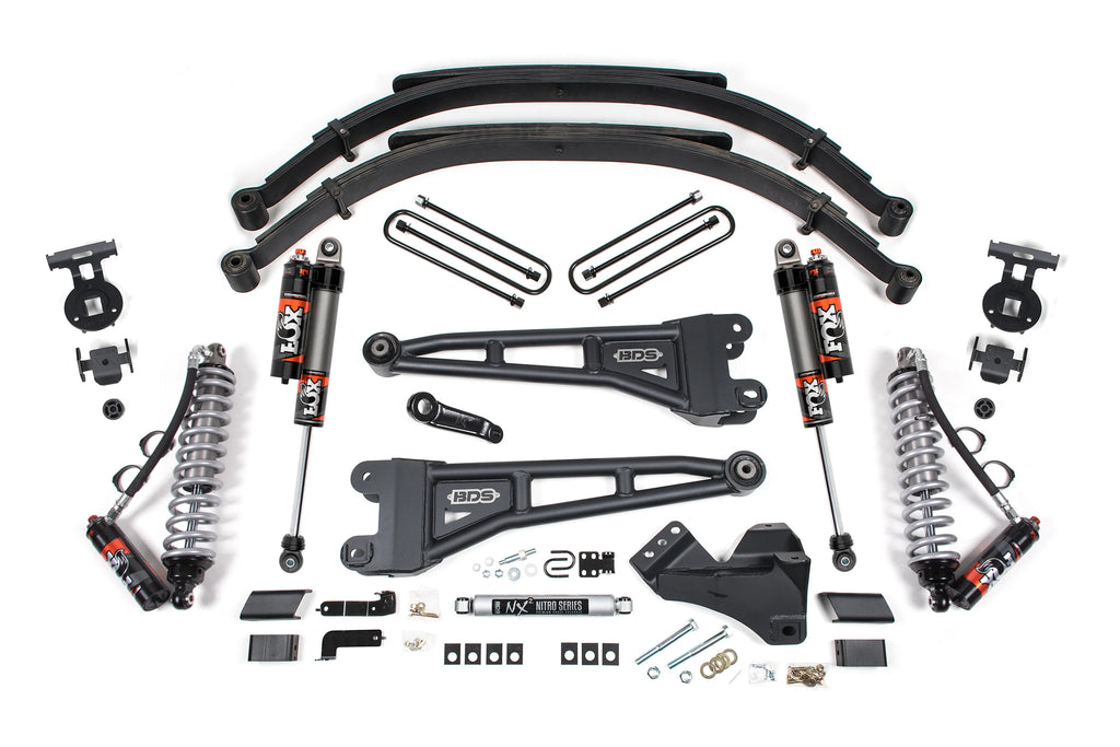 BDS 5in. Radius Arm Lift Kit, FOX 2.5 Coil-Over Conversion - Performance Elite, 2023 - 2025 Ford Superduty F250 / F350 with 6.7L Powerstroke Diesel
