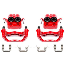Power Stop 05-07 Infiniti G35 Front Red Calipers w/Brackets - Pair