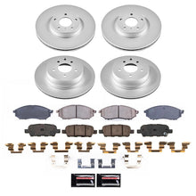 Cargar imagen en el visor de la galería, Power Stop 20-22 Cadillac CT4 Front Z17 Coated Brake Kit