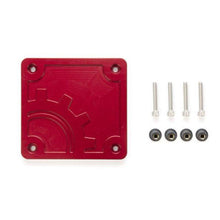 Load image into Gallery viewer, BuiltRight Industries 2020 Jeep Gladiator Bed Plug Plate Cover (Alum) - Red