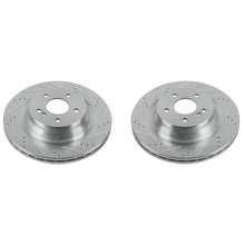 Cargar imagen en el visor de la galería, Power Stop 12-18 Mercedes-Benz CLS550 Rear Evolution Drilled &amp; Slotted Rotors - Pair