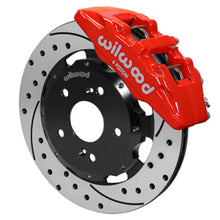 Cargar imagen en el visor de la galería, Wilwood 02-06 Acura RSX Drilled &amp; Slotted Front Rotor Kit - Red Calipers