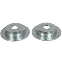 Cargar imagen en el visor de la galería, Power Stop 07-12 Hyundai Veracruz Rear Evolution Drilled &amp; Slotted Rotors - Pair