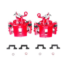 Cargar imagen en el visor de la galería, Power Stop 03-05 Jaguar S-Type Rear Red Calipers w/Brackets - Pair