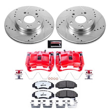 Cargar imagen en el visor de la galería, Power Stop 12-15 Honda Civic Front Z26 Street Warrior Brake Kit w/Calipers