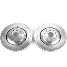 Cargar imagen en el visor de la galería, Power Stop 07-17 Lexus LS460 Front Evolution Drilled &amp; Slotted Rotors - Pair