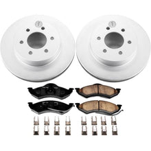 Cargar imagen en el visor de la galería, Power Stop 1999 Dodge Dakota Front Z17 Evolution Geomet Coated Brake Kit